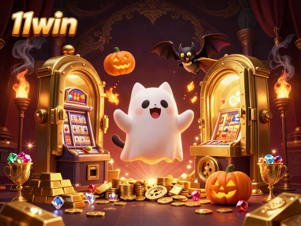 Experience thrilling gameplay at 11win with vibrant characters and festive casino elements